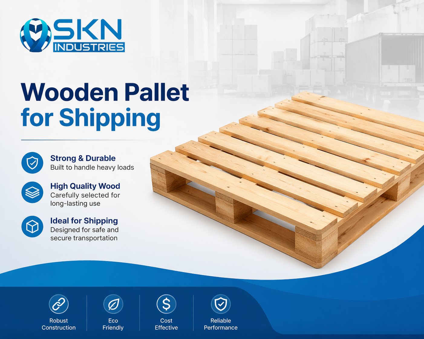 Best Wooden Pallet for Shipping Safe Transport