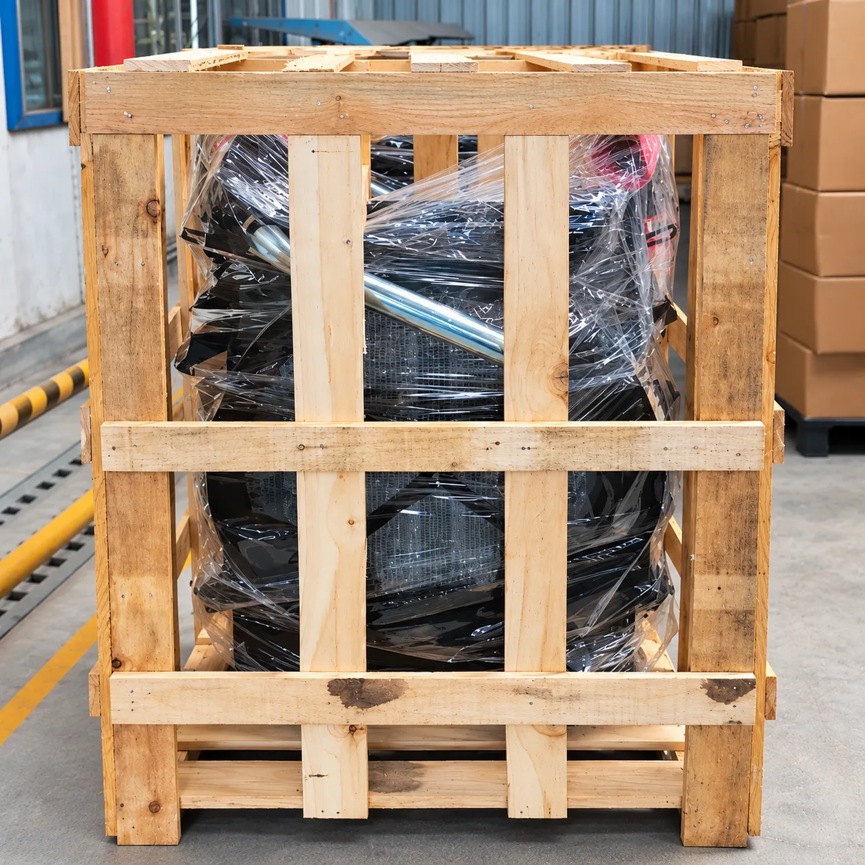 Jumbo Packaging Boxes with Aluminium Barrier Foil & VCI Packaging